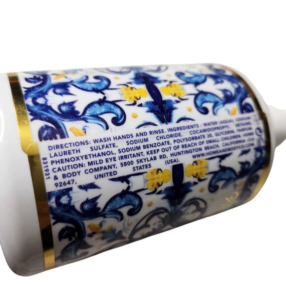 H+B Dolce Brezza French Lavender Hand Soap 21.5 Fl Oz Blue Design - Picture 4 of 4